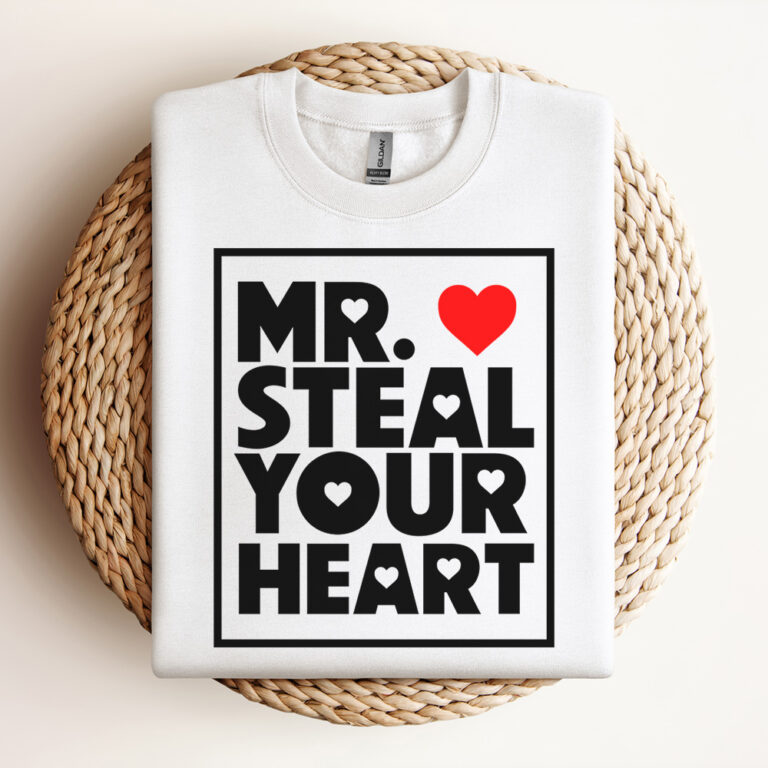Mr Steal Your Heart SVG Valentines Day Bow Design SVG Cut Files Cricut Silhouette 3