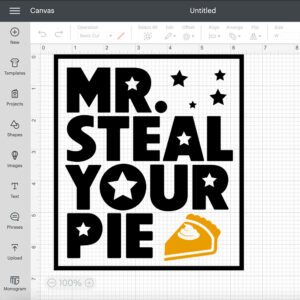 Mr Steal Your Pie SVG Thanksgiving Toddler T shirt Gift Design SVG Cut Files 2
