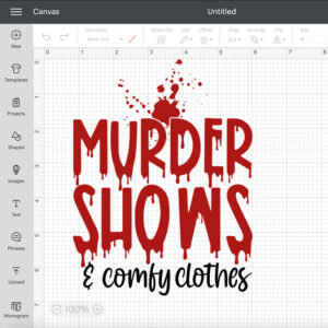 Murder Shows Comfy Clothes SVG Crime Shows Design SVG cut files Cricut 2