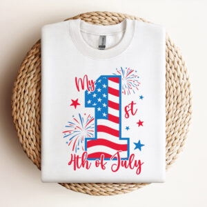 My First 4th of July SVG Patriotic Baby Design SVG Cut Files Cricut Sublimation 3