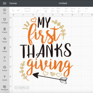 My First Thanksgiving SVG 2