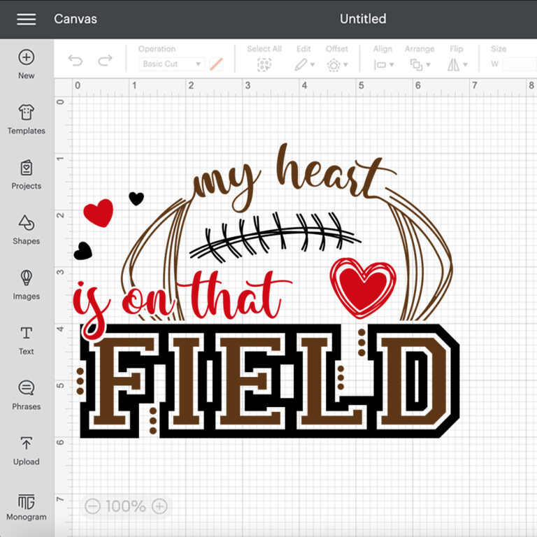 My Heart Is On That Field SVG Football Proud Mom T shirt Design SVG Cut Files 2
