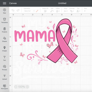 My Mama Is A Survivor Support Mom Breast Cancer Awareness SVG 2