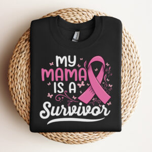 My Mama Is A Survivor Support Mom Breast Cancer Awareness SVG 3