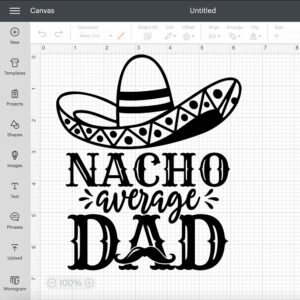 Nacho Average Dad SVG Cinco de Mayo Fiesta SVG cut files 2