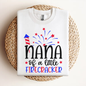 Nana of a Little Firecracker SVG 4th of July Celebration SVG cut files 3