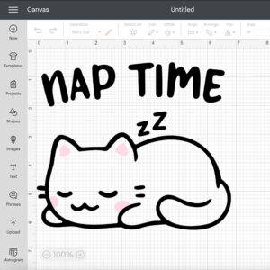 Nap Time Cat SVG 2