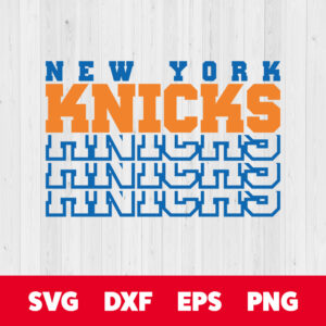 New York Knicks SVG NBA Basketball Team T shirt SVG Design Cut Files Cricut 1