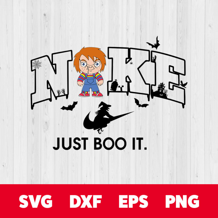 Nike Just Boo It x Baby Chucky SVG Horror Character SVG 1