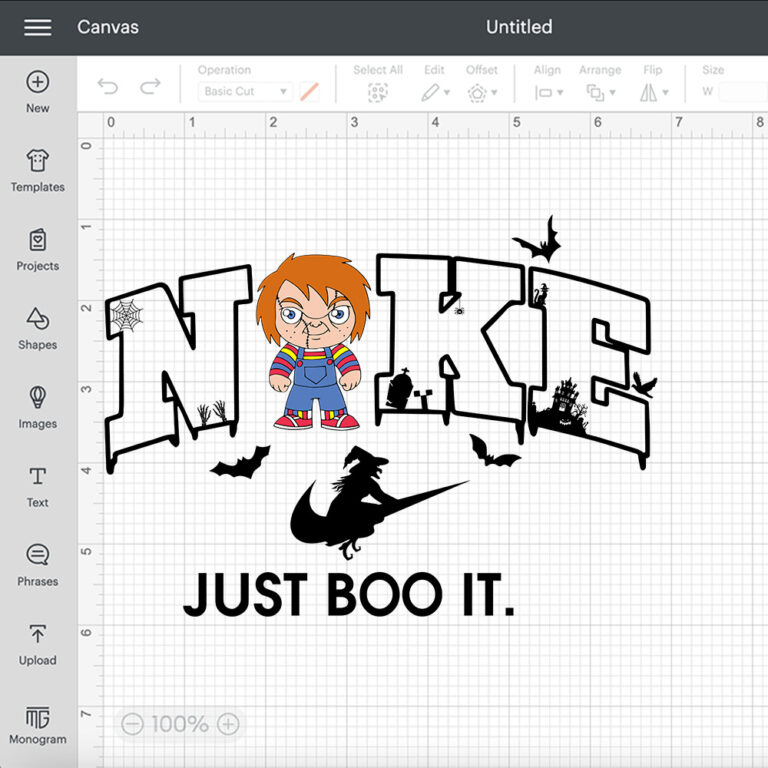 Nike Just Boo It x Baby Chucky SVG Horror Character SVG 2
