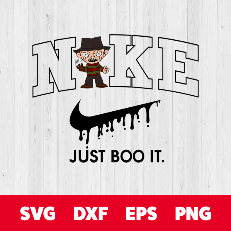 Nike Just Boo It x Baby Freddy SVG Horror Character SVG 1