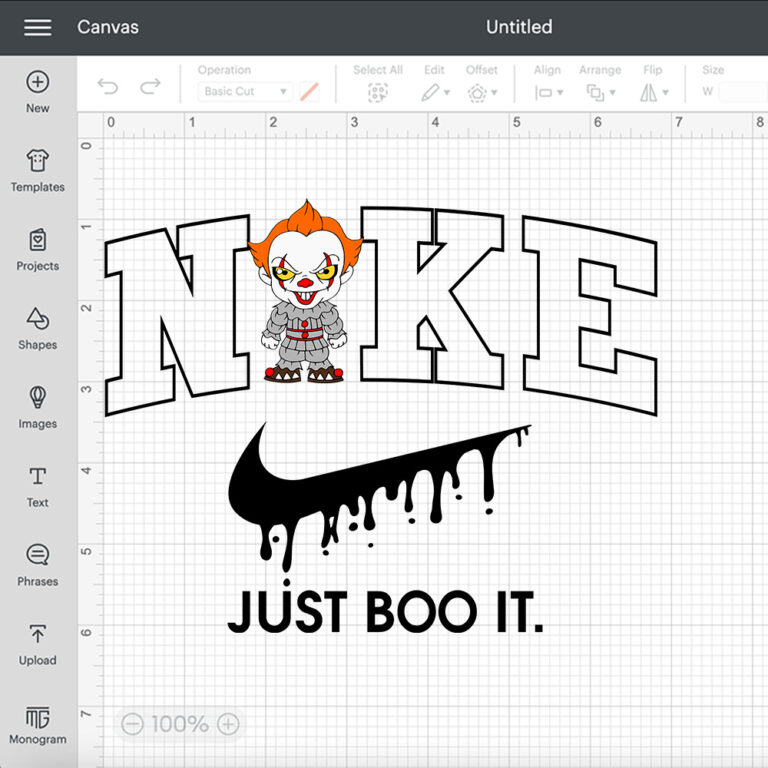 Nike Just Boo It x Baby Pennywise SVG Horror Character SVG 2