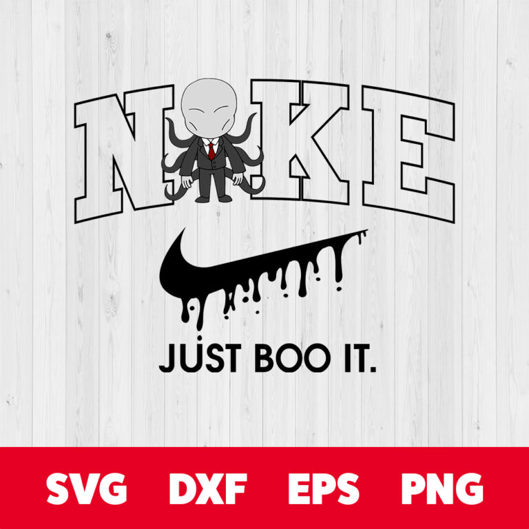 Nike Just Boo It x Baby Slenderman SVG Horror Character SVG 1