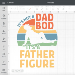 Not A Dad Bod Father Figure SVG Fathers Day SVG 2