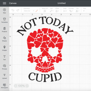 Not Today Cupid SVG 2