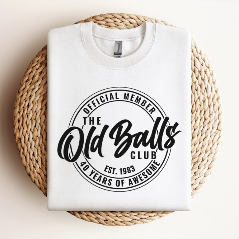 Official Member The Old Balls Club SVG 60 Years of Awesome T shirt Design PNG 3