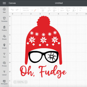 Oh Fudge SVG files for Cricut Funny Kids Christmas Movie Holiday SVG 2