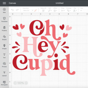 Oh Hey Cupid SVG Valentines Day T shirt Retro Design SVG Cut Files Cricut 2