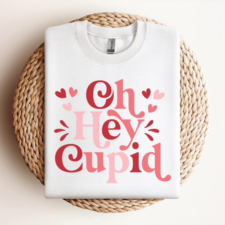 Oh Hey Cupid SVG Valentines Day T shirt Retro Design SVG Cut Files Cricut 3