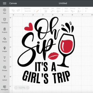 Oh Sip Its A Girls Trip SVG Girls Trip SVG Girls Vacation SVG 2