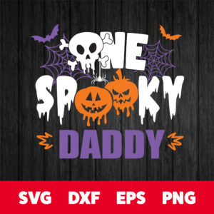 One Spooky Daddy SVG One Spooky Family SVG 1
