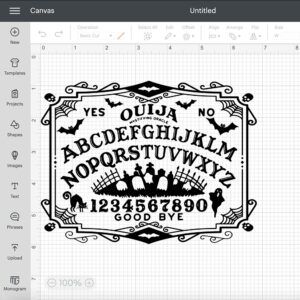 Ouija SVG Halloween SVG files for Cricut Spooky Season SVG Goth Witchy SVG 2