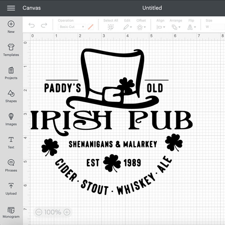 Paddys old Irish pub SVG Funny St patricks SVG Shenanigans SVG 2