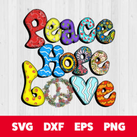 Peace Hope Love PNG 1