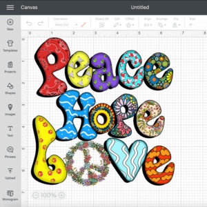 Peace Hope Love PNG 2