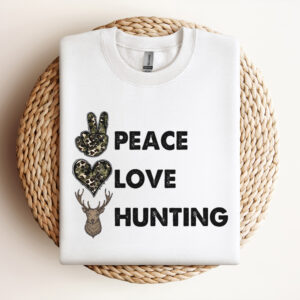 Peace Love Hunting PNG deer hunter PNG deer PNG wild PNG 3
