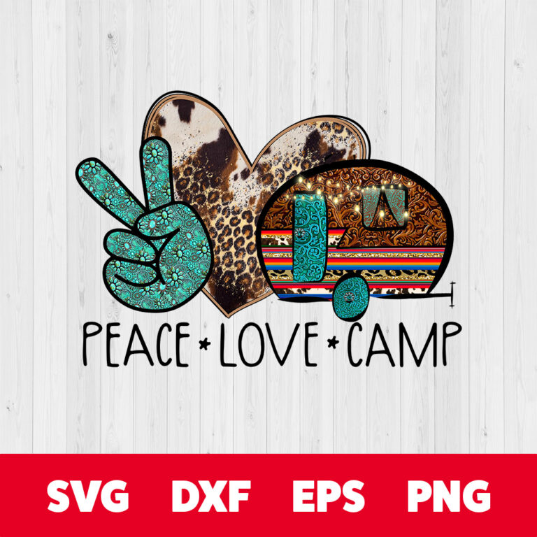 Peace Love camp PNG camping PNG 1