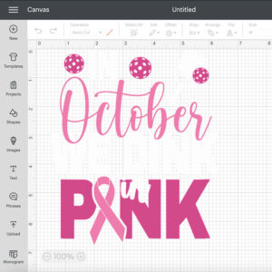 Pickleball In October We Dink In Pink SVG 2