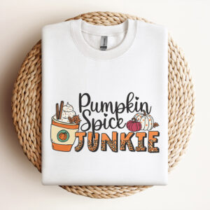 Pumpkin Spice Junkie Pumpkin Latte Fall Coffee Warm Autumn SVG 3