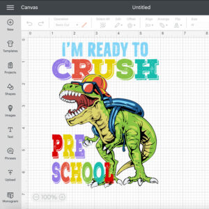 Ready To Crush Pre School SVG Dinosaur Back to School SVG 2