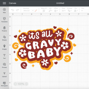 Retro Its All Gravy Baby SVG PNG Trendy Funny Fall Thanksgiving SVG 2