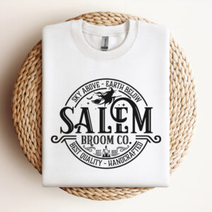 Salem Broom Co SVG Halloween Witchs T shirt Design SVG Cut Files Sublimation 3