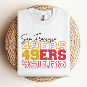 San Francisco 49ers SVG NFL Football Team T shirt Design SVG Cut Files Cricut 3