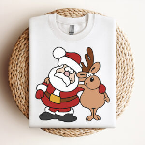 Santa And Reindeer SVG Christmas SVG 3