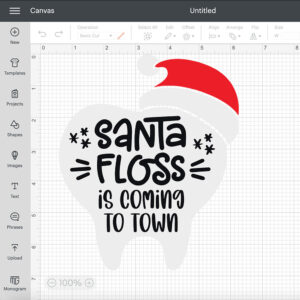 Santa Floss Is Coming To Town SVG 2