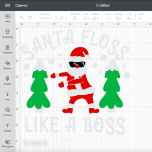 Santa Floss Like A Boss SVG 2