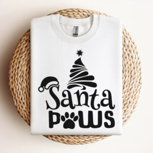 Santa Paws SVG Merry Christmas SVG 3