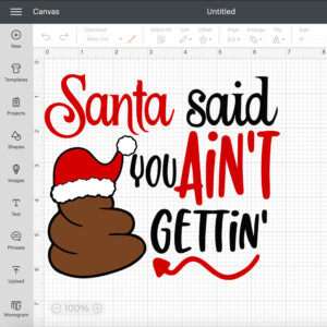 Santa Said You Aint Gettin SVG 2