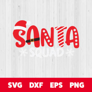 Santa Squad SVG Christmas SVG 1