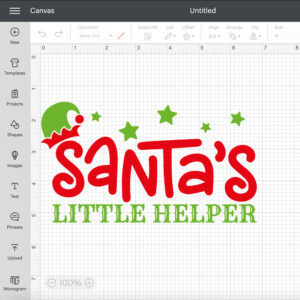 Santas Little Helper SVG Little Helper Elf For Christmas SVG Design Cut Files 2