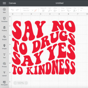 Say No To Drugs Say Yes To Kindness SVG Red Ribbon Week T shirt Design SVG 2