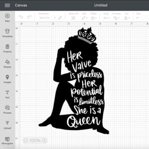 She is a Queen SVG Black Girl Magic SVG Black Woman SVG 2
