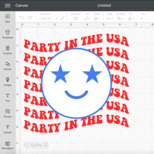 Smile Party in the USA PNG Sublimation 4th of July PNG Sublimation 2