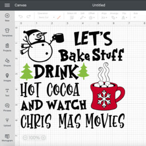 Snow Lets Bake Stuff SVG Christmas Movies SVG 2