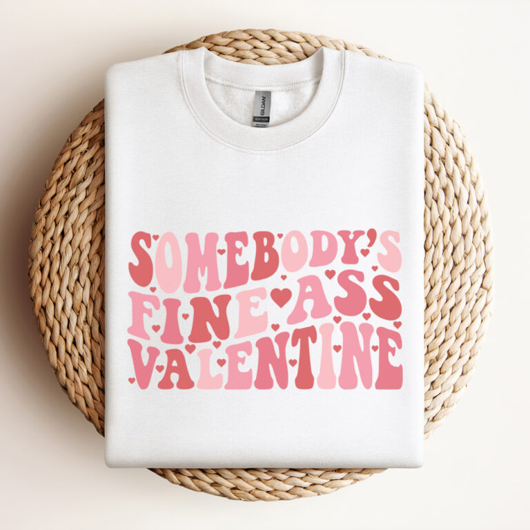Somebodys Fine Ass Valentine SVG Valentines Day T shirt Retro Design SVG PNG 3
