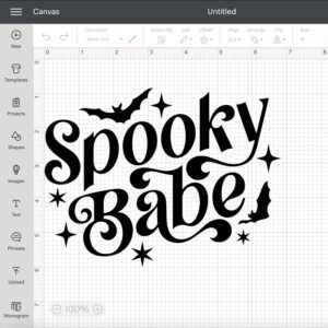 Spooky Babe SVG Spooky Vibes SVG Halloween Quote SVG 2